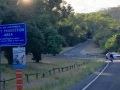 Heading into hills